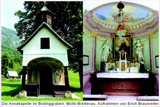 Annakapelle im Bodinggraben in Molln Breitenau